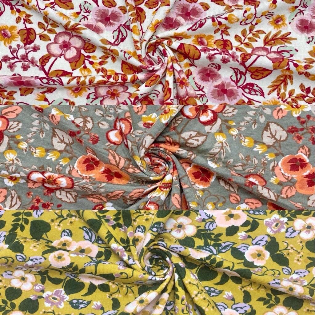 All Over Bloom Modal Jersey Fabric | Best UK Prices | Pound Fabrics