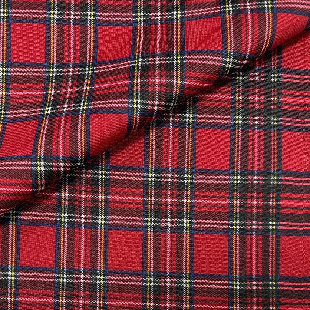 Red Tartan Heavy Duty Waterproof Fabric Best UK Prices Pound