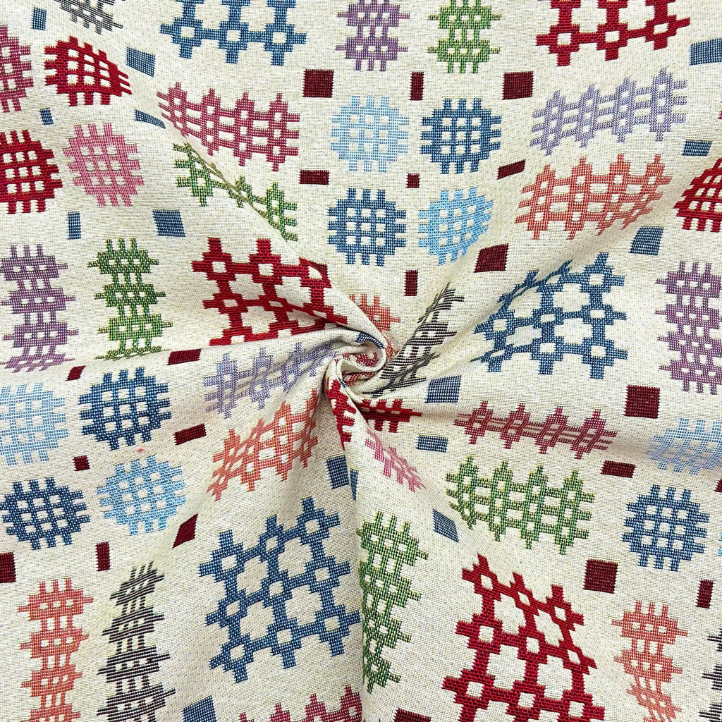 Welsh Blanket Tapestry Fabric | Best UK Prices | Pound Fabrics