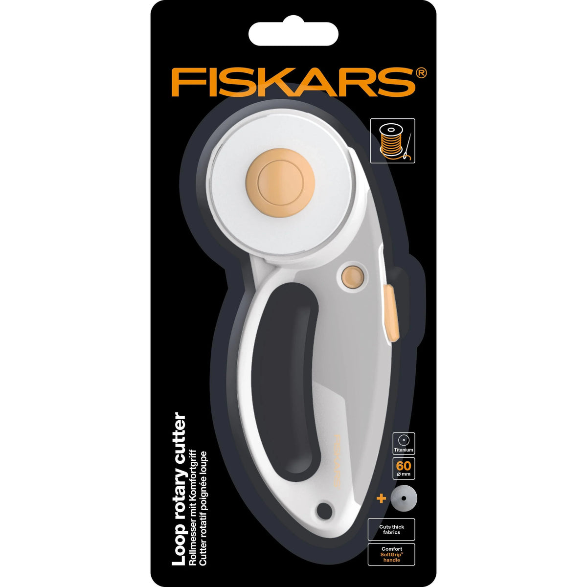 Fiskars Loop Rotary Cutter - 60mm - Pound Fabrics