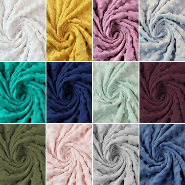 Dimple Fleece Fabric Super Soft Cuddle Fleece Baby Blanket