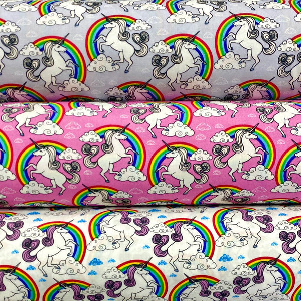 Multicoloured Fish Rose & Hubble Cotton Poplin Fabric – Pound Fabrics