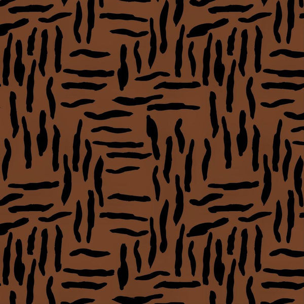 Brown Zebra Oilskin Jacket Fabric Pound Fabrics