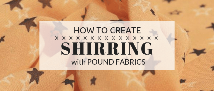 How to create shirring