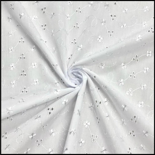 Broderie Anglaise Fabric