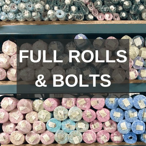 Full Rolls and Bolts of Fabric