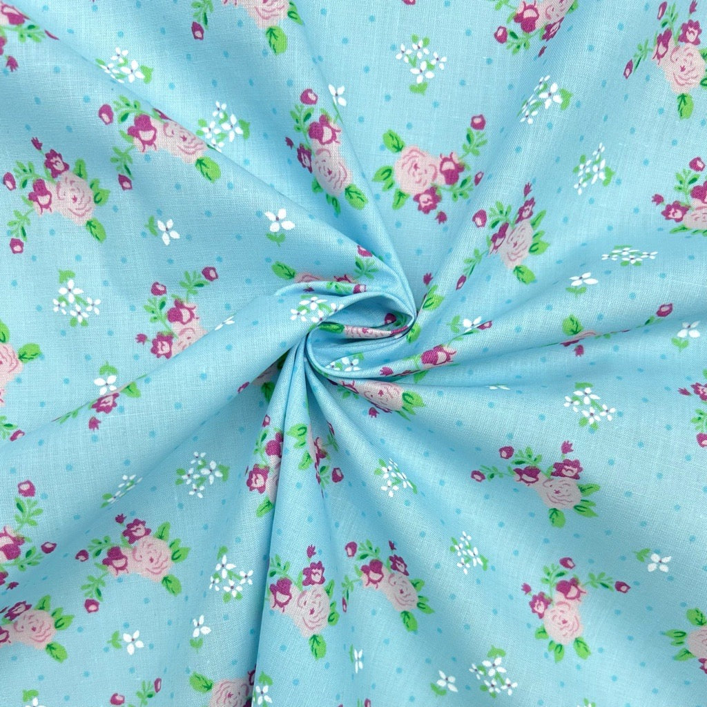 Country Garden Polycotton Fabric