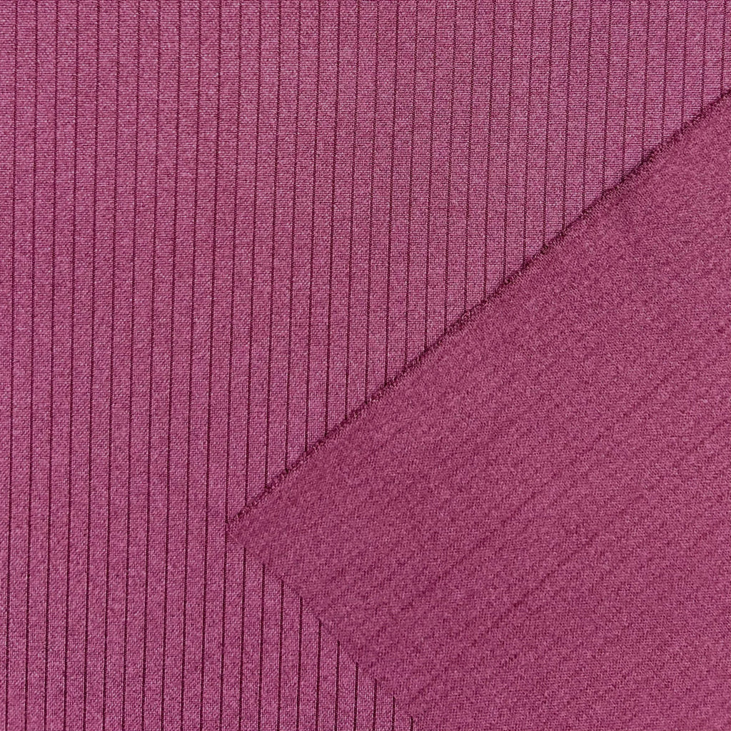 Narrow Stripes Brushed Soft Knit Fabric