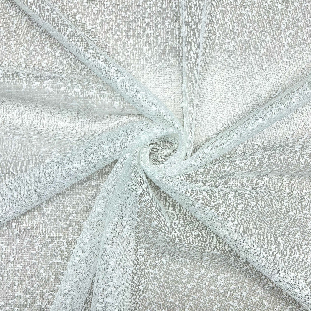 Soft Net Embroidery Curtain Voile Fabric