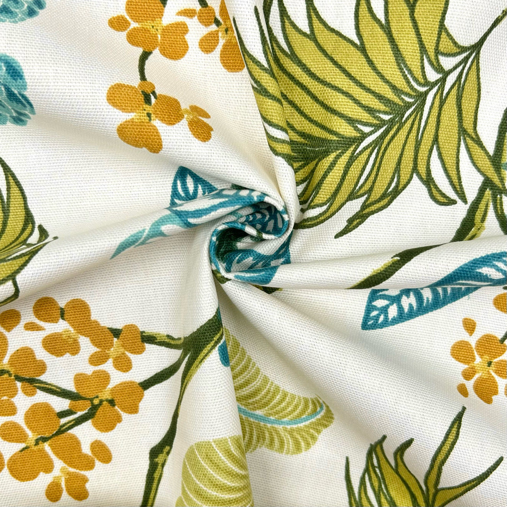 Forest Flourish Cotton Canvas Fabric