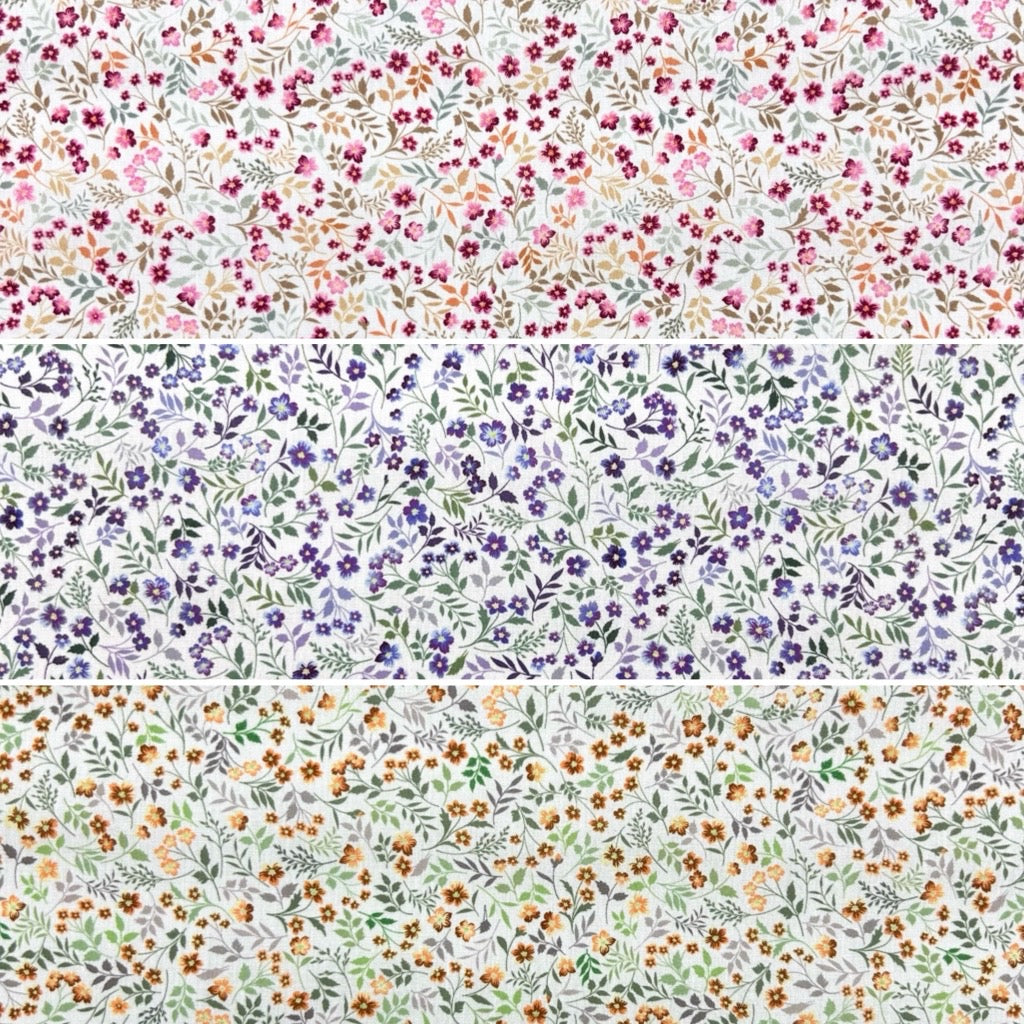 Autumn Trail Polycotton Fabric