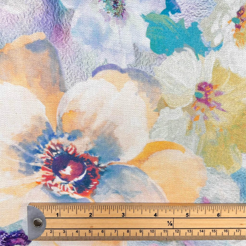 Soft Garden Viscose Nylon Fabric