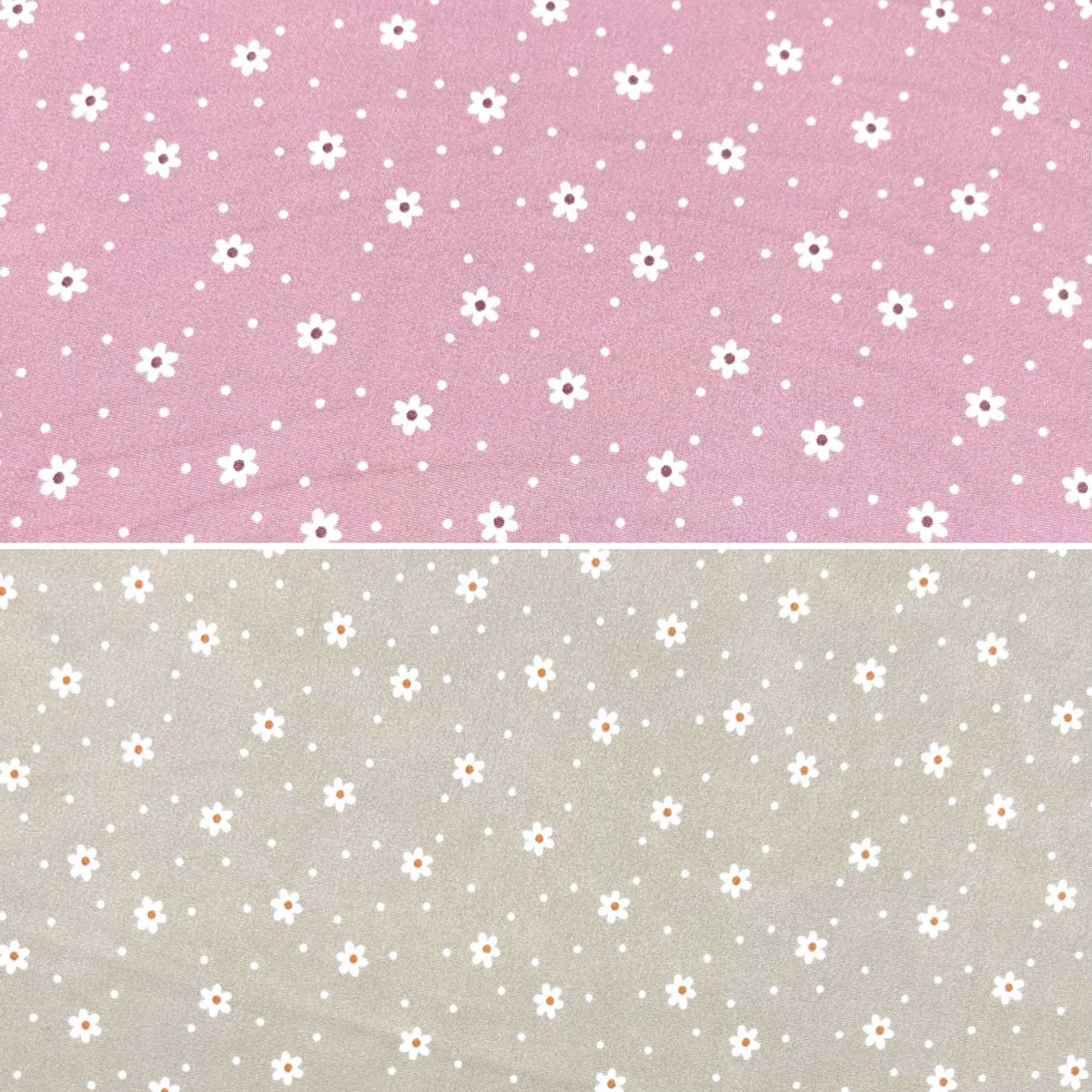 Little Daisy Flannel Jersey Fabric