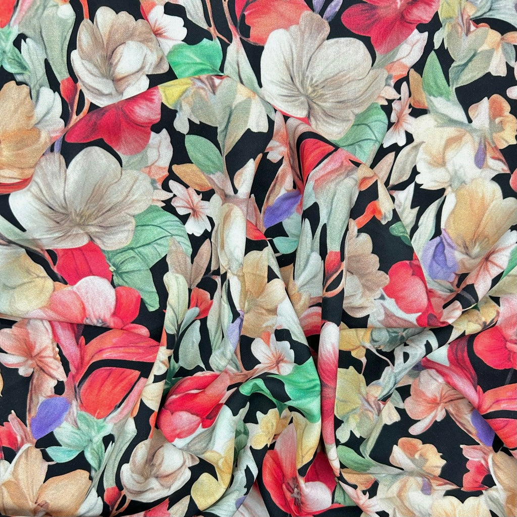 Secret Bloom Viscose Fabric