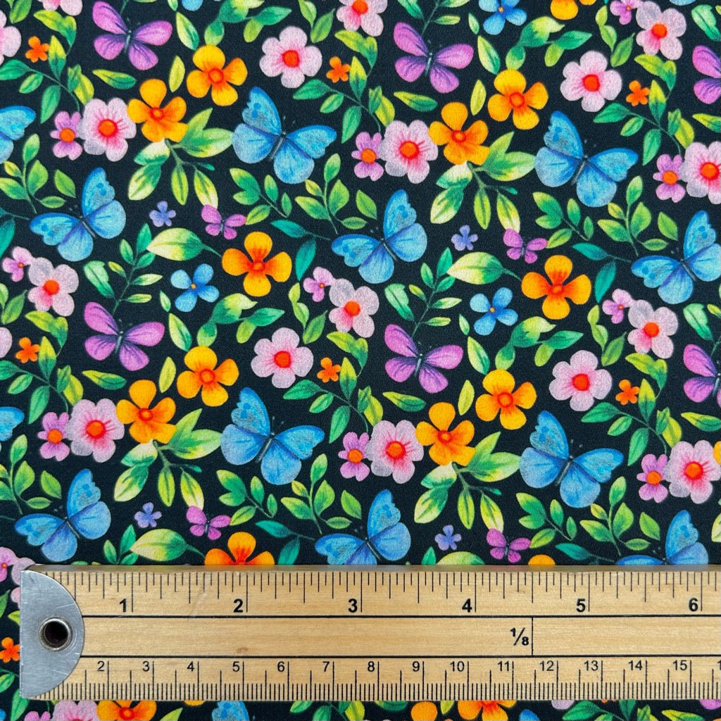 Summer Flutter Cotton Sateen Fabric