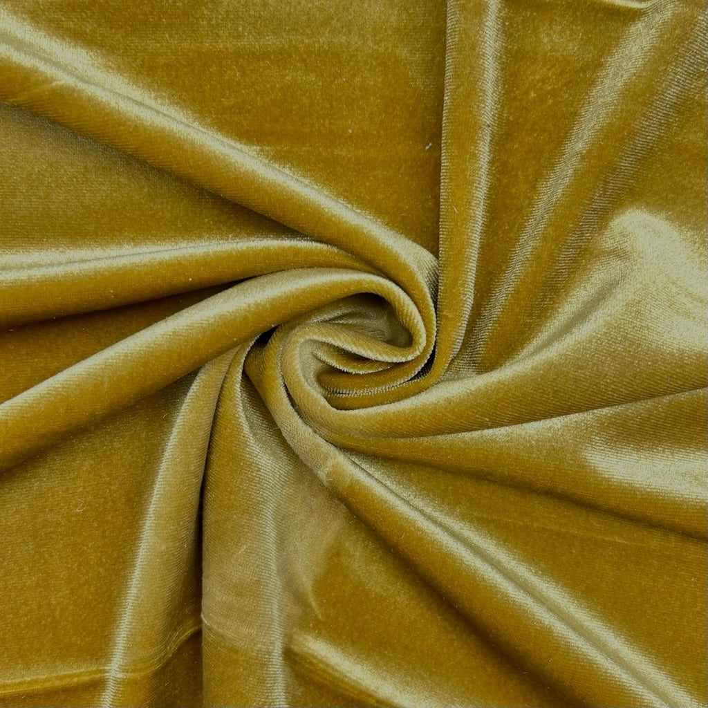 Plain Stretch Velvet Fabric