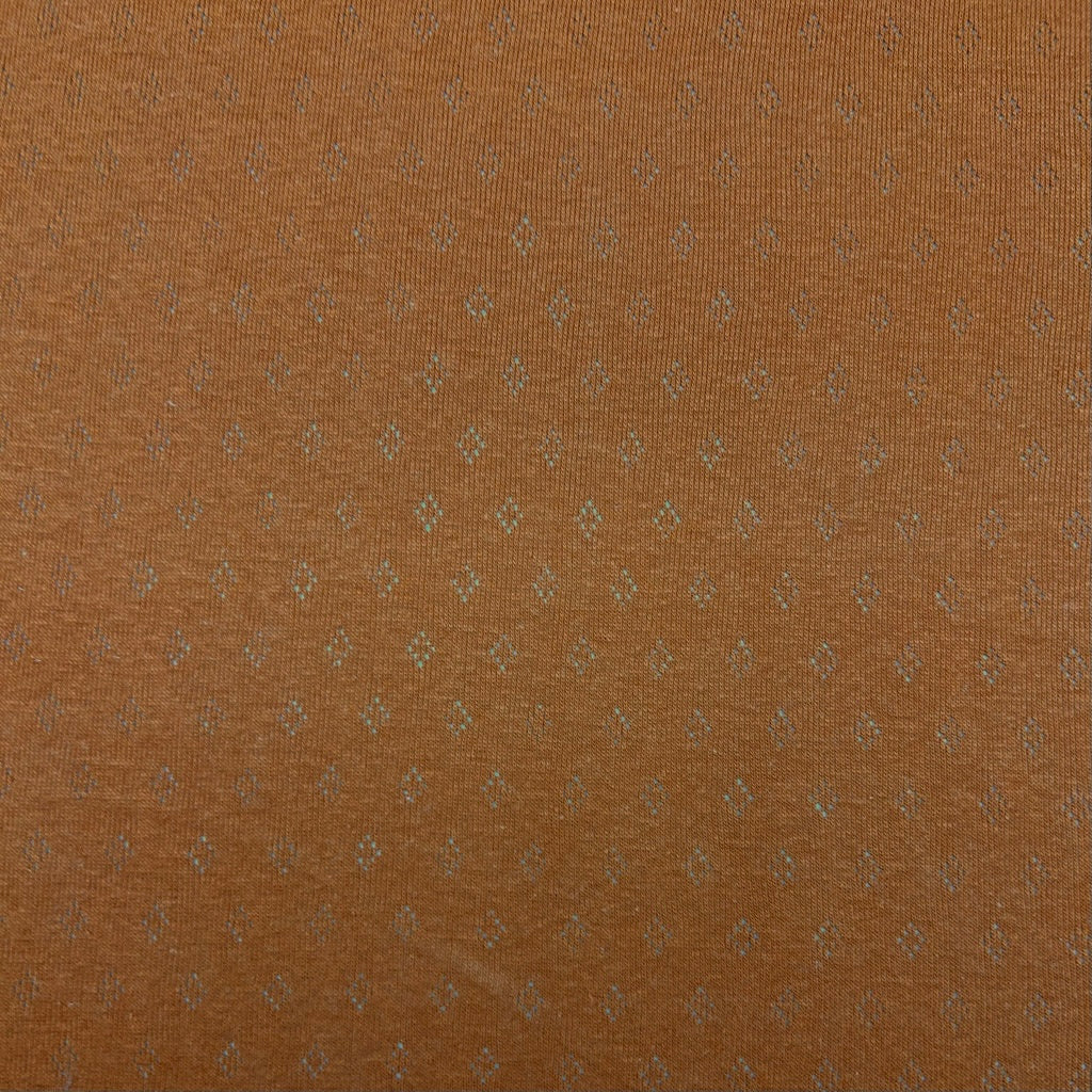 Tiny Diamond Pointelle Jersey Fabric
