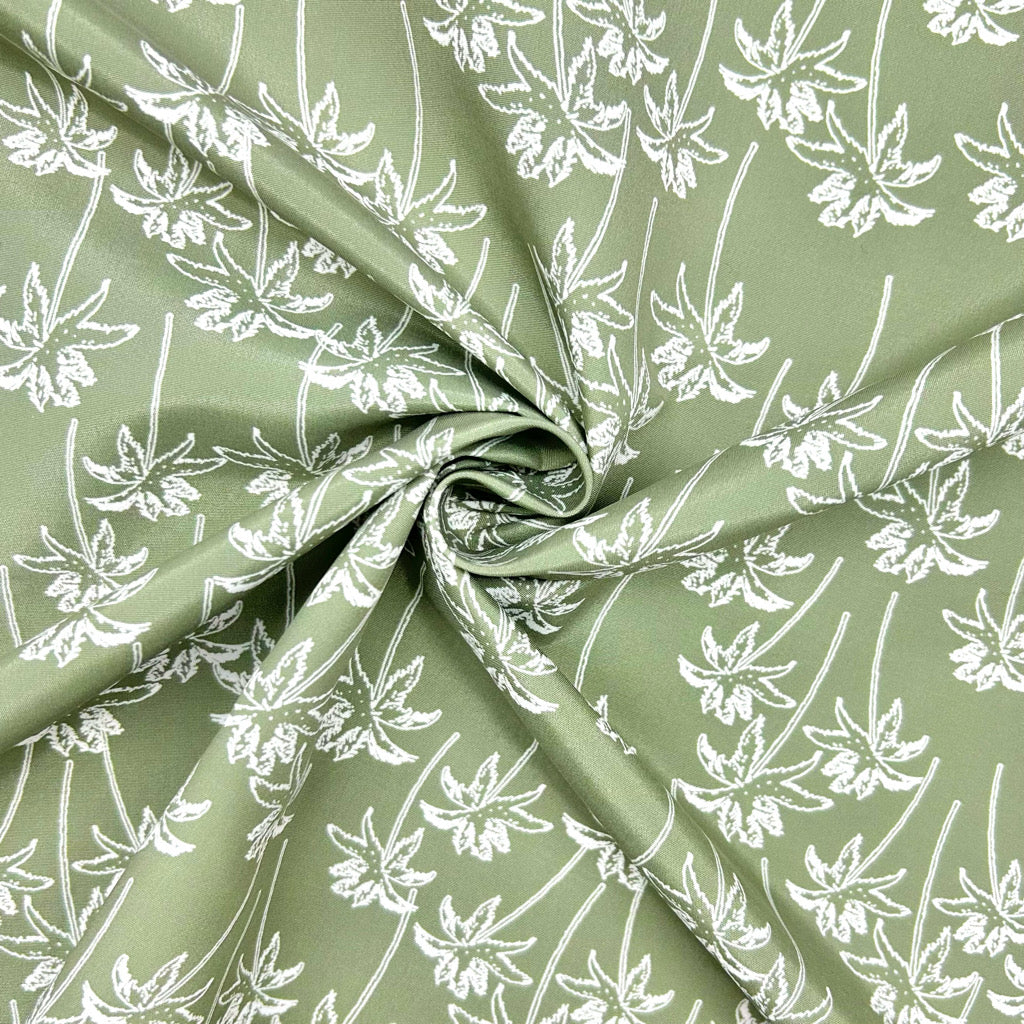 Coastal Palms Swim Shorts Fabric