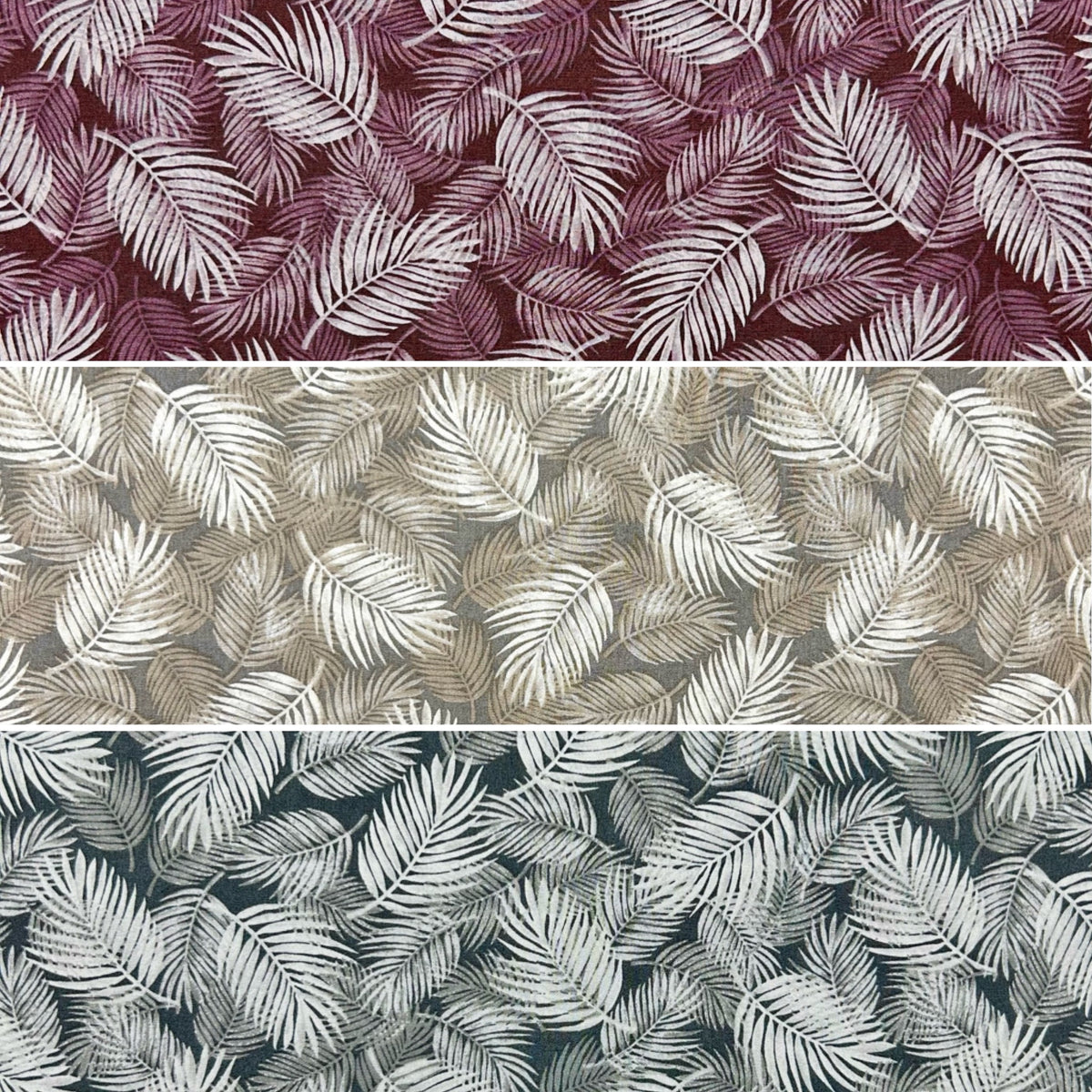 Palm Garden Rose & Hubble Cotton Poplin Fabric