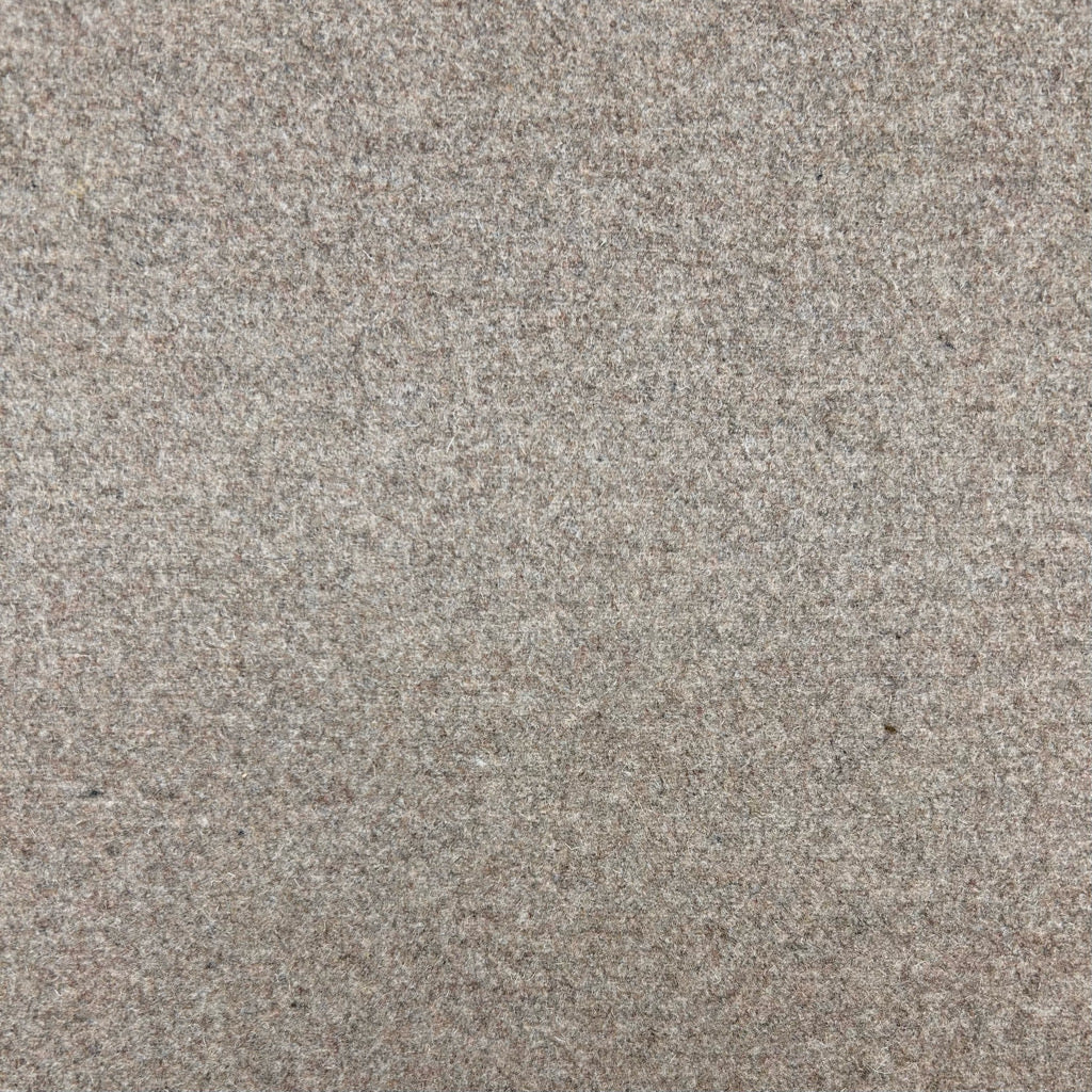 Plain Taupe Wool Blend Fabric