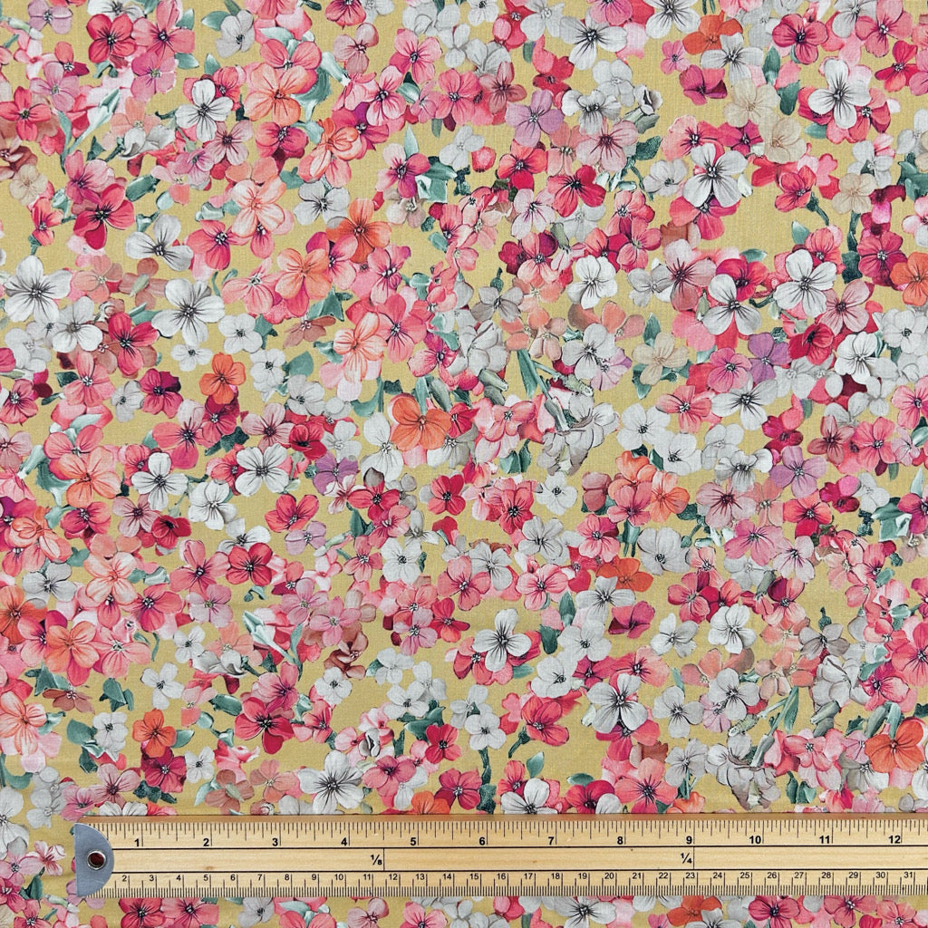 Petal Parade Cotton Lawn Fabric