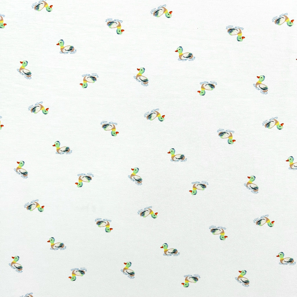 Little Quacks Bamboo Cotton Jersey Fabric