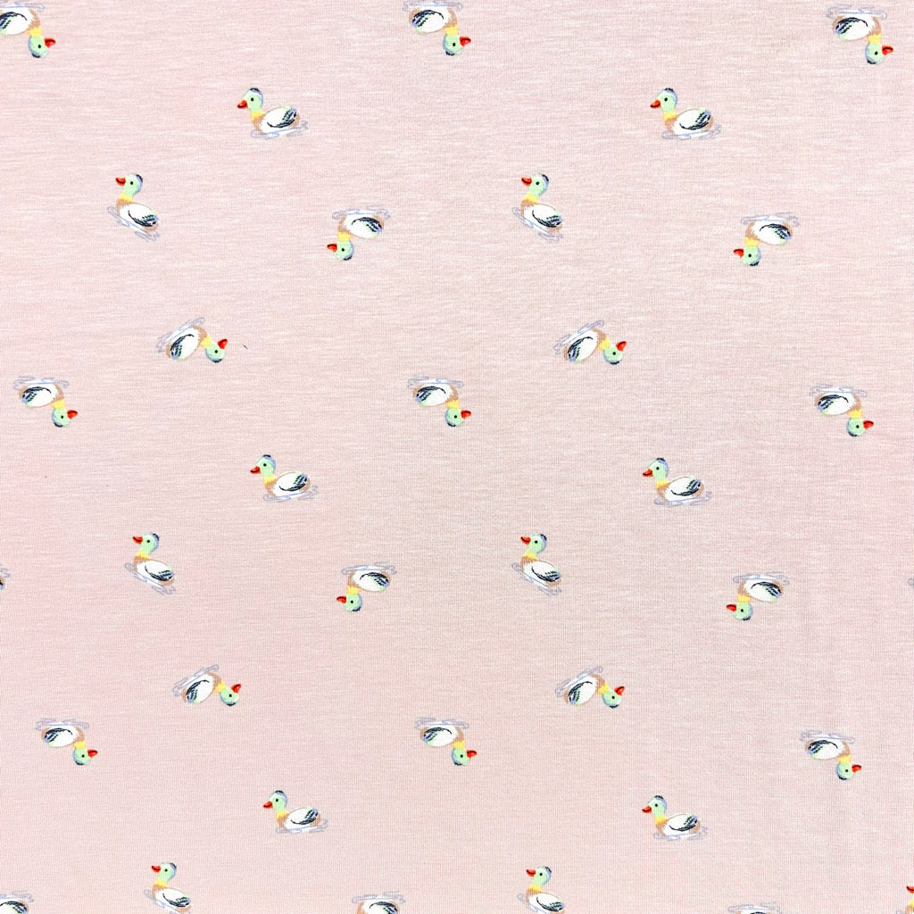 Little Quacks Bamboo Cotton Jersey Fabric