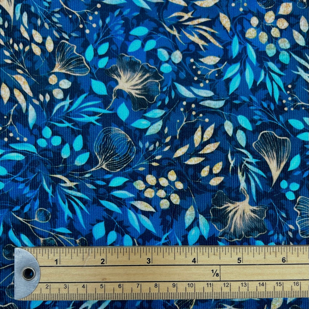 Moonlit Garden Needlecord Fabric