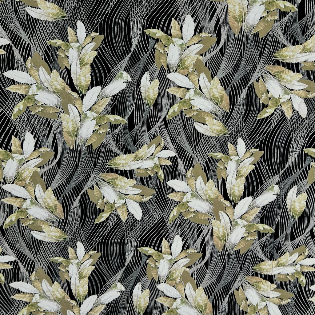 Palm Weave Viscose Challis Fabric