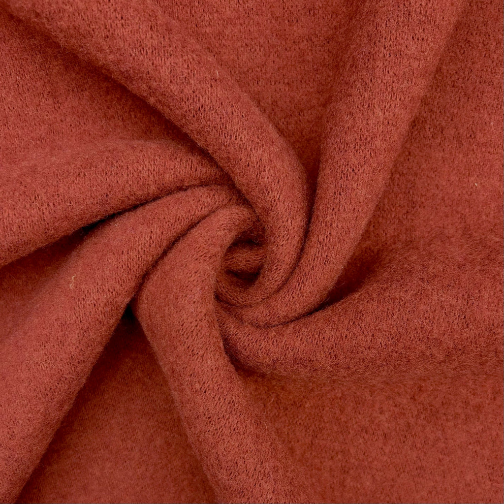 Plain 100% Virgin Wool Fleece Fabric