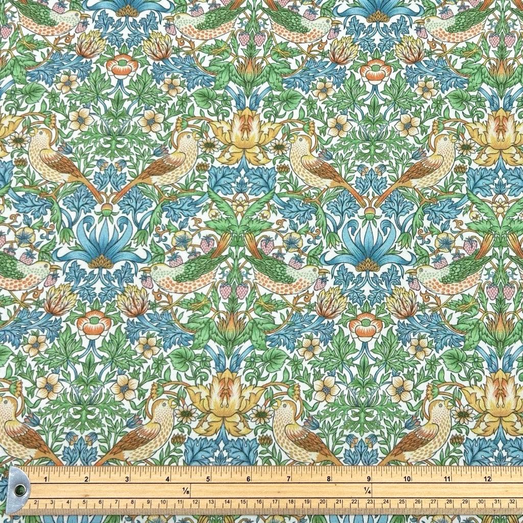 William Morris Garden Birds Water Resistant Fabric - Pound Fabrics