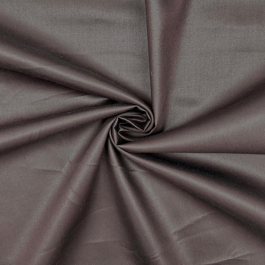 Plain 100% Cotton Satin Fabric
