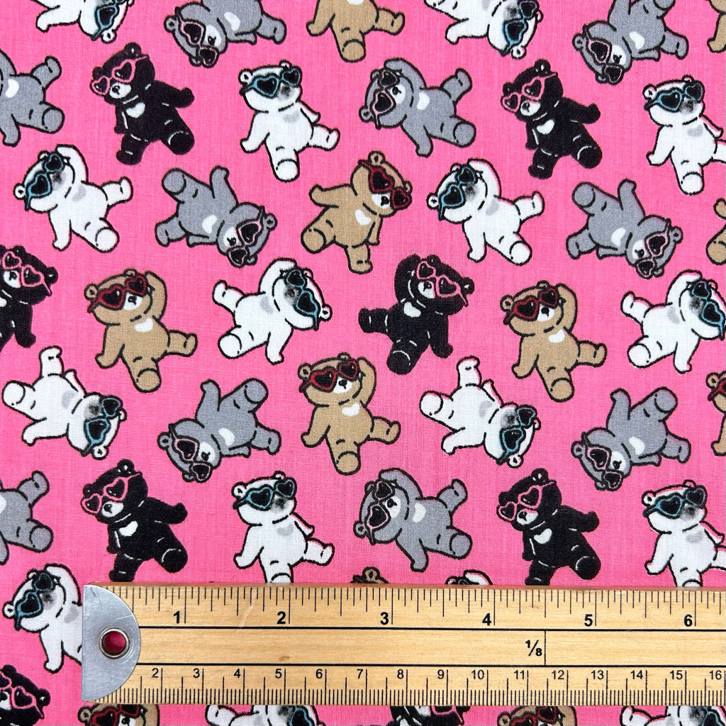 Cool Pugs Polycotton Fabric