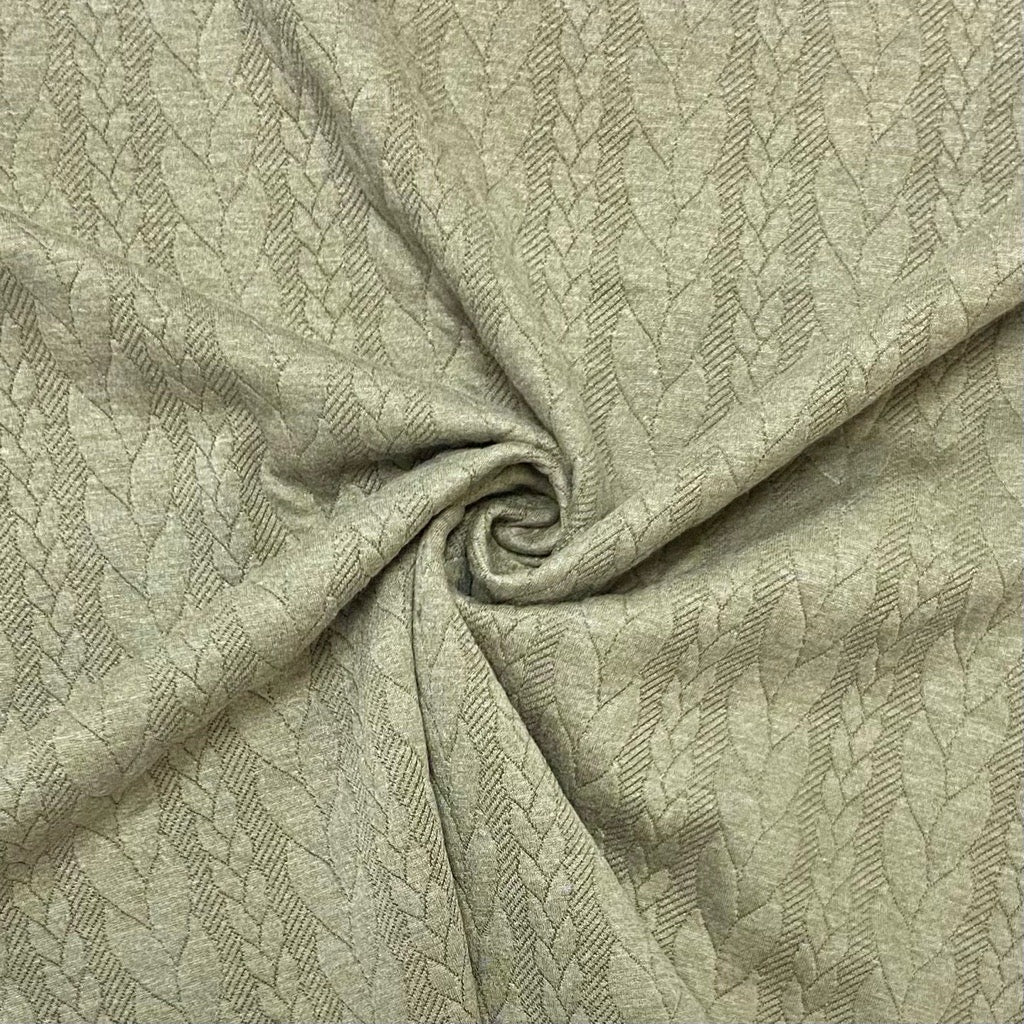 Cable Knit Jersey Fabric  UK's Best Price Guarantee! – Pound Fabrics