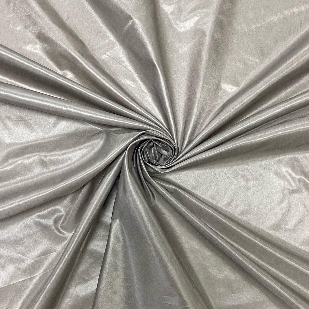 Plain Mid Grey Lining Fabric - 3m Pre-cut for 30p! - Pound Fabrics