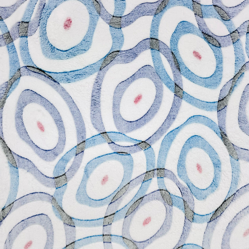 Loopy Circles Cuddle Fleece Fabric