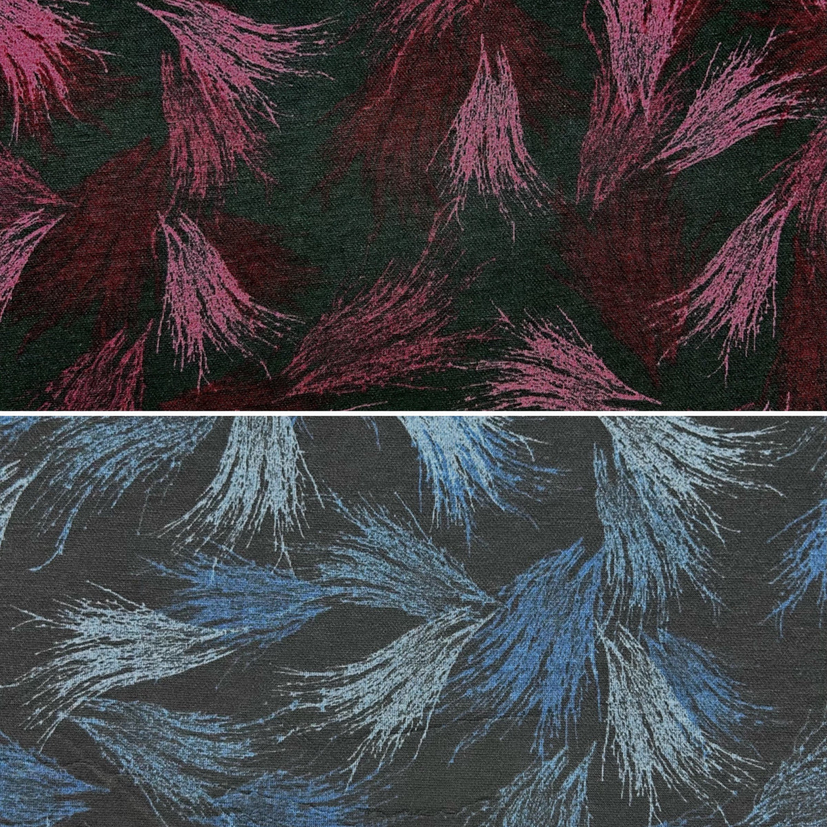 Flowing Feathers Digital Modal-Touch Jersey Fabric