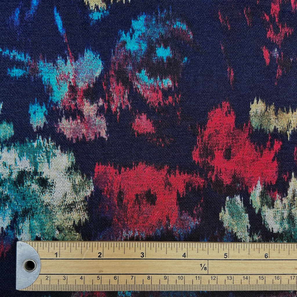 Faded Shadows Digital Modal-Touch Jersey Fabric