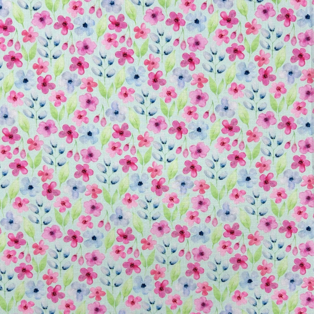 Delicate Garden Polycotton Fabric
