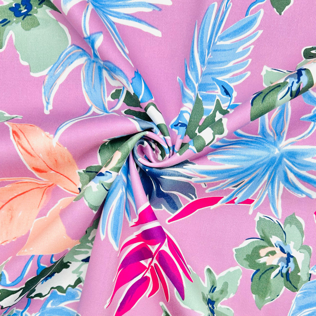 Garden Luxe Cotton Satin Fabric