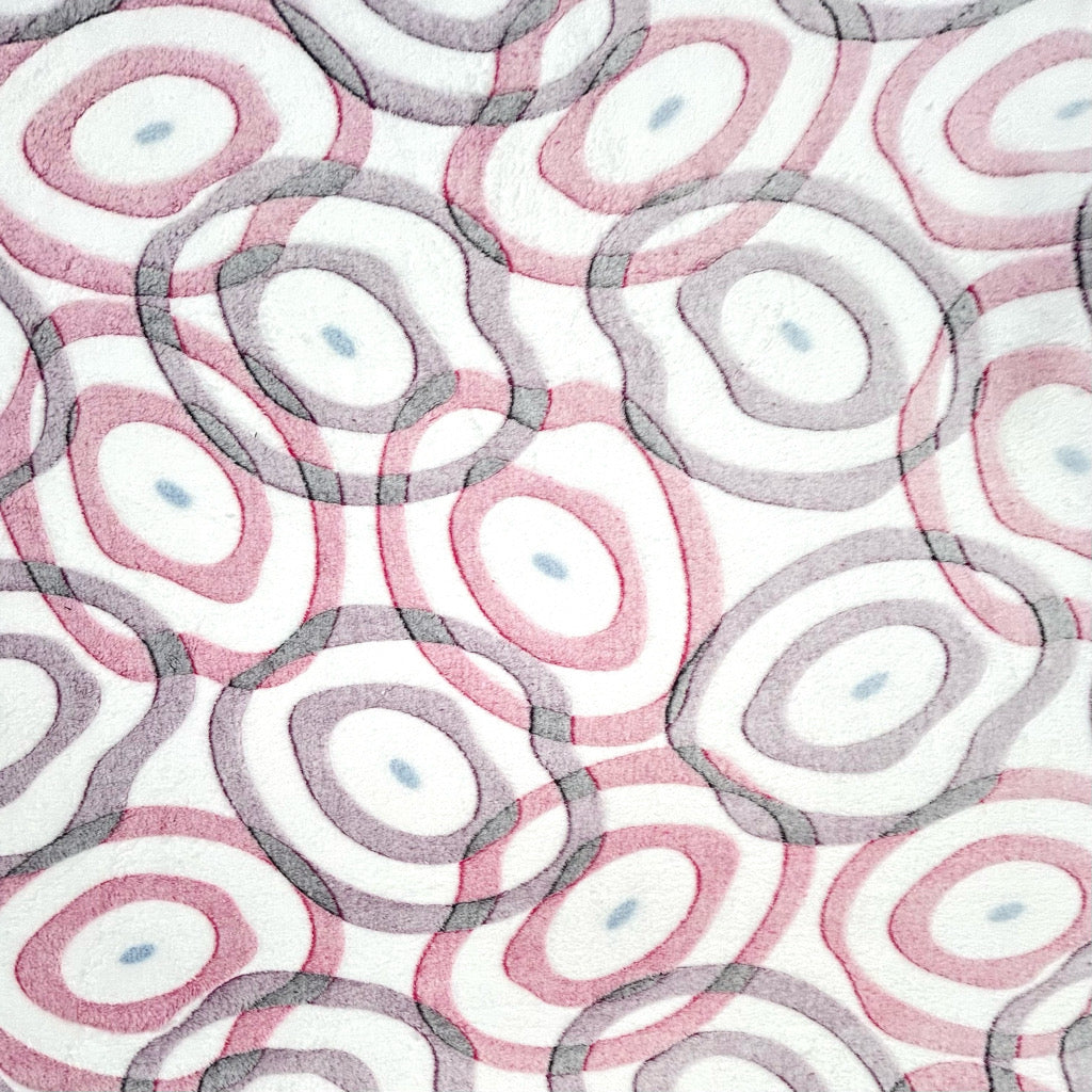 Loopy Circles Cuddle Fleece Fabric