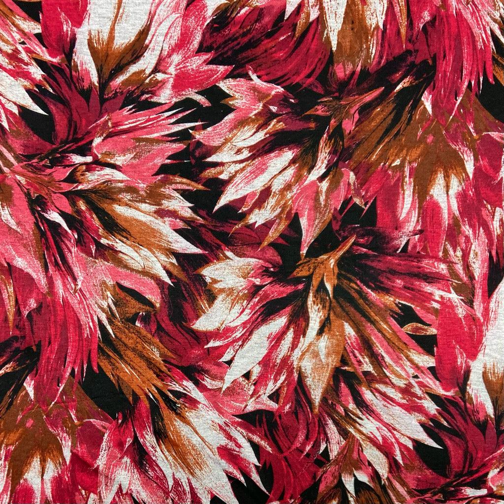 Tropical Blooms Digital Modal-Touch Jersey Fabric