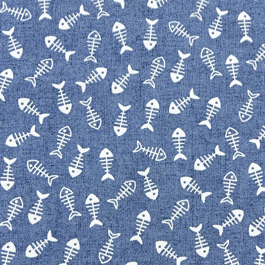Fish Bones Water Resistant Fabric - Pound Fabrics