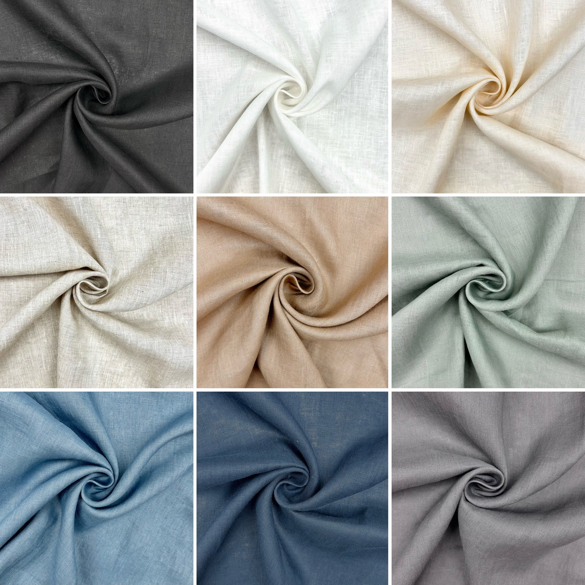 Harrington Pure 100% Linen Fabric