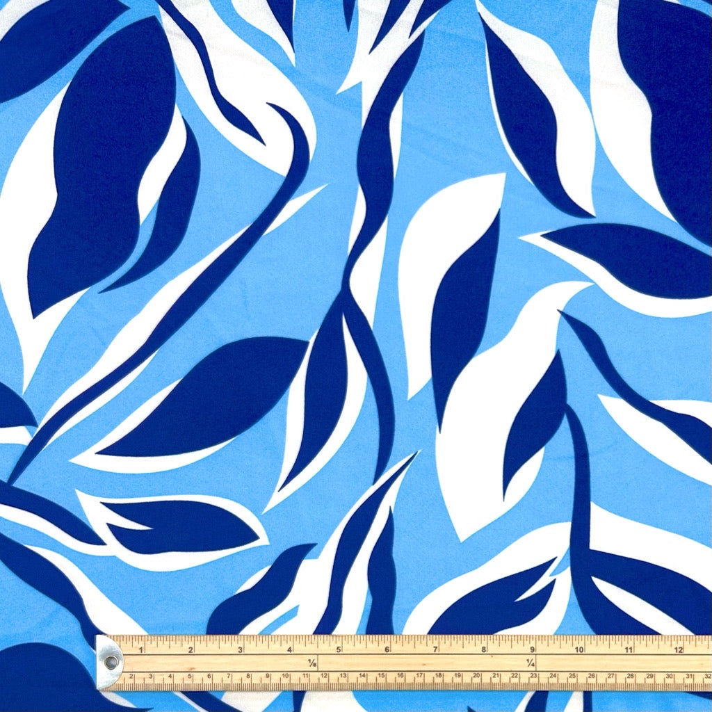Ocean Waves Polyester Fabric