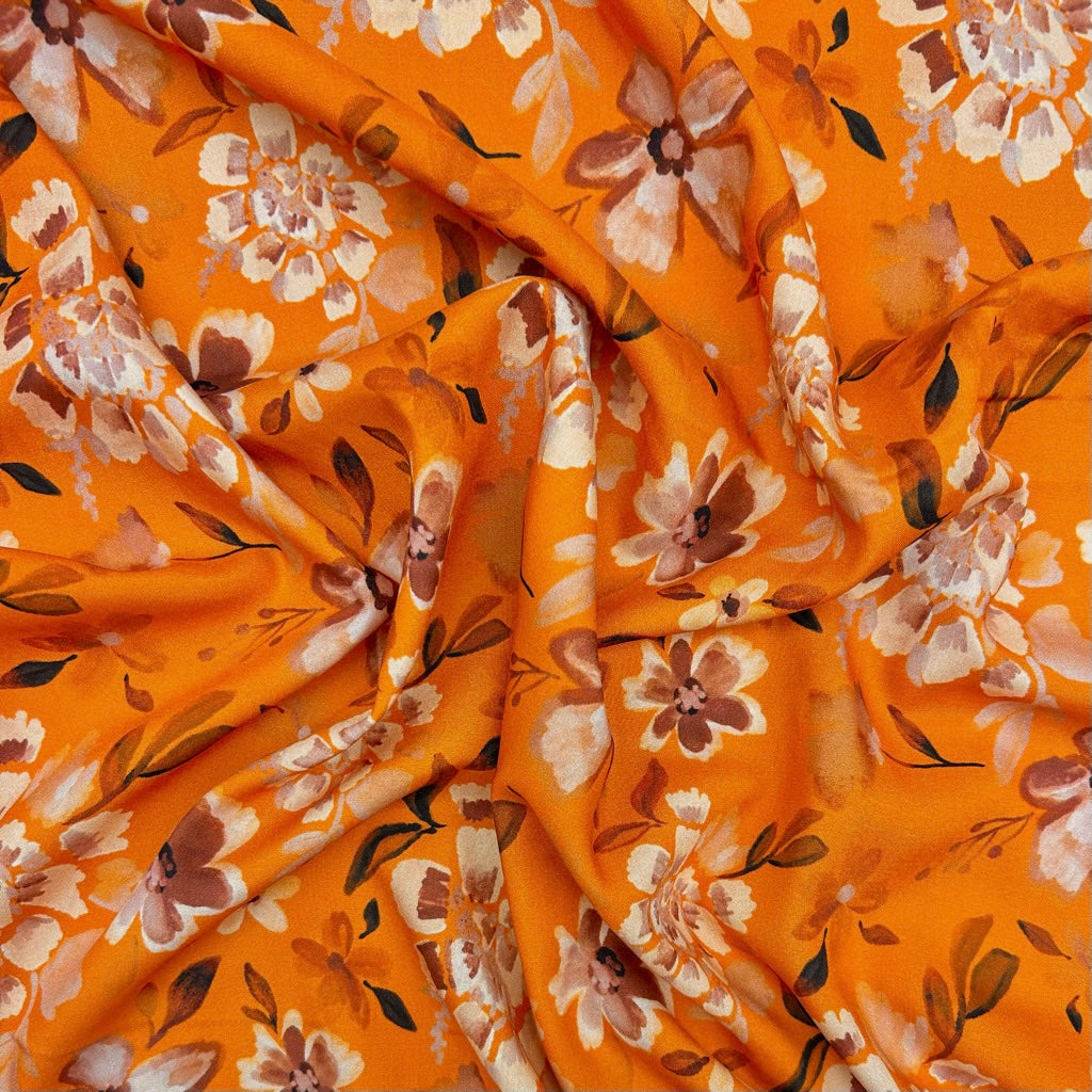 Sweet Garden Viscose Poplin Fabric