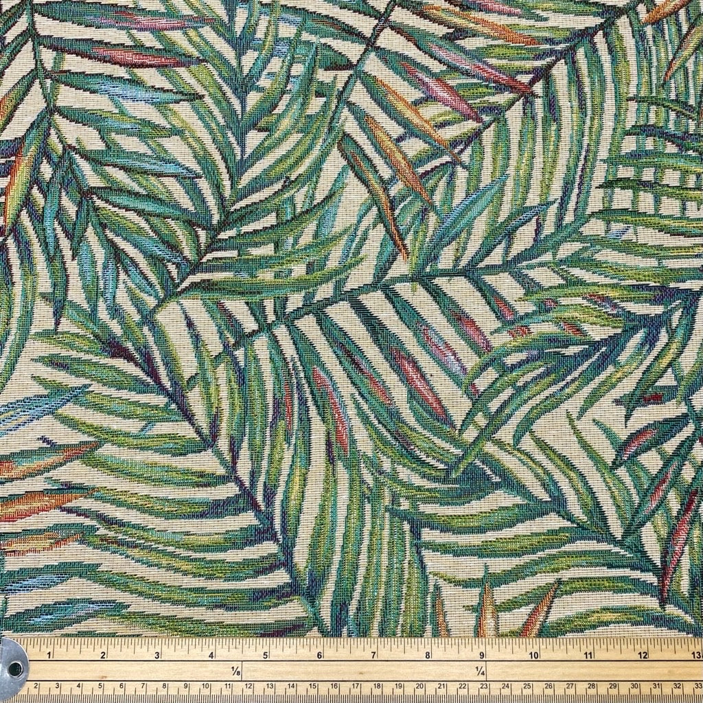 Tropical Palm Leaves Tapestry Fabric