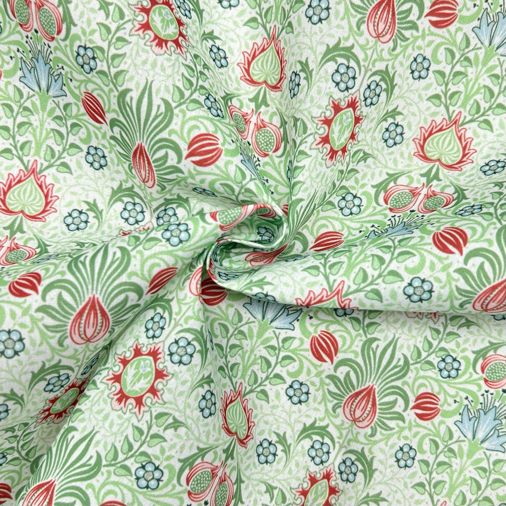 Vintage Meadow Polycotton Fabric