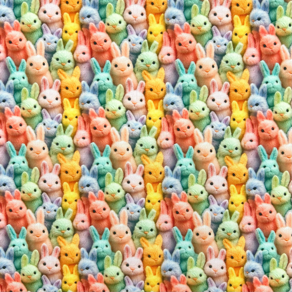 Little Bunnies Polycotton Fabric