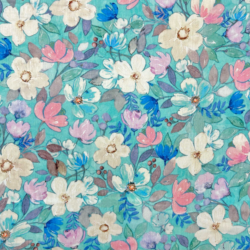 Garden Petal Cotton Lawn Fabric